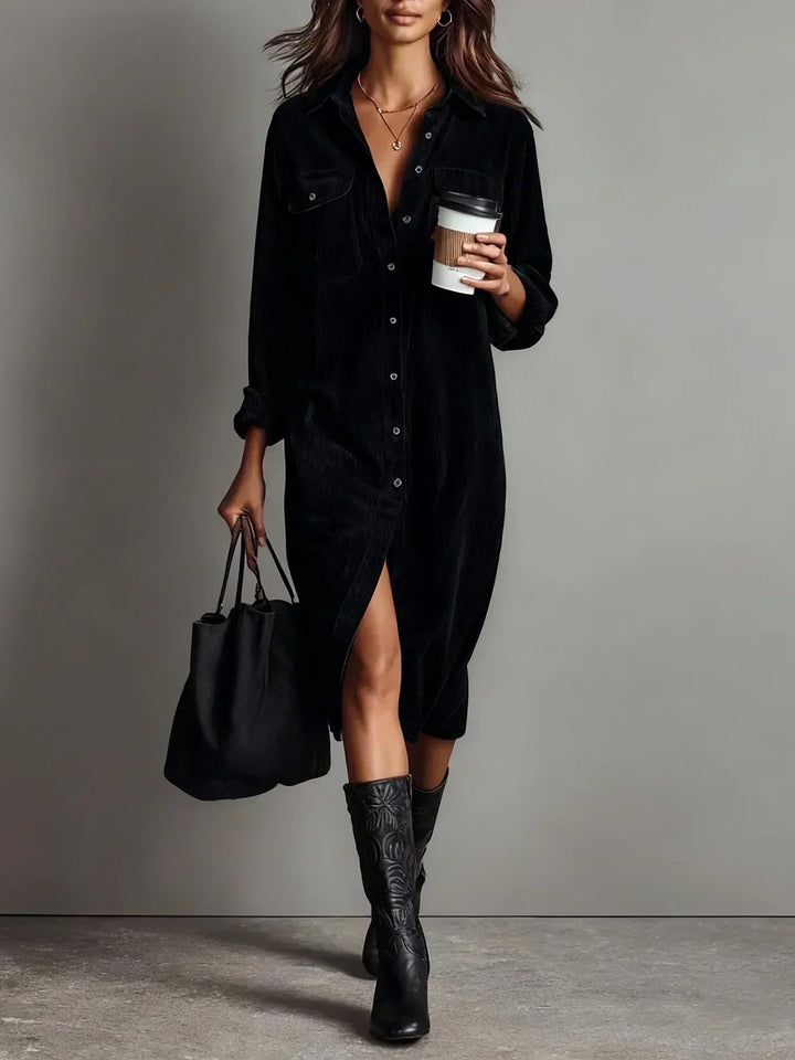 Daphne™ | Chic Flared Hem Dress