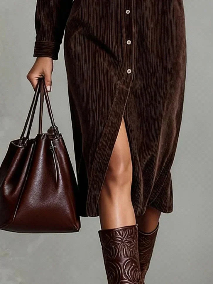 Daphne™ | Chic Flared Hem Dress