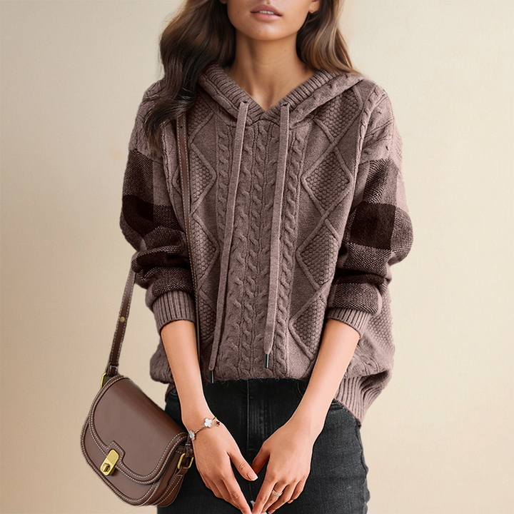 Scarlett™ | Jacquard Hooded Sweater