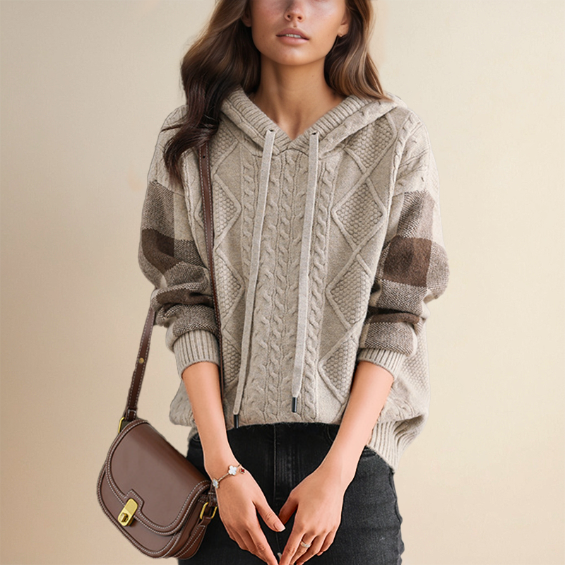 Scarlett™ | Jacquard Hooded Sweater