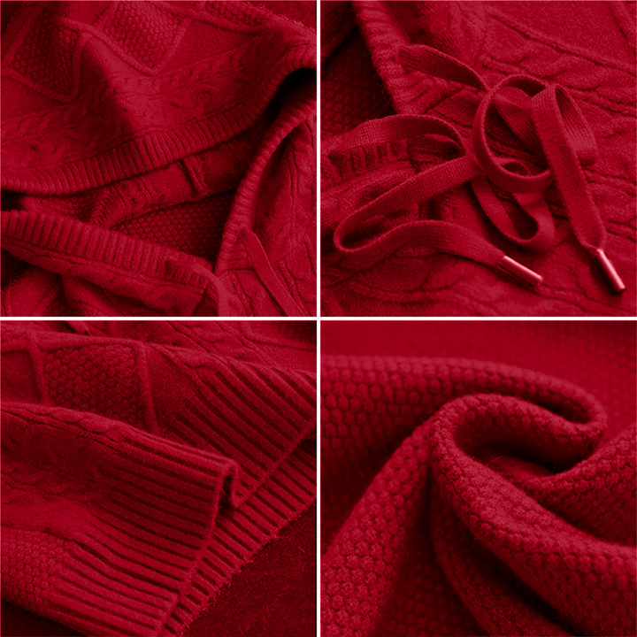Scarlett™ | Jacquard Hooded Sweater