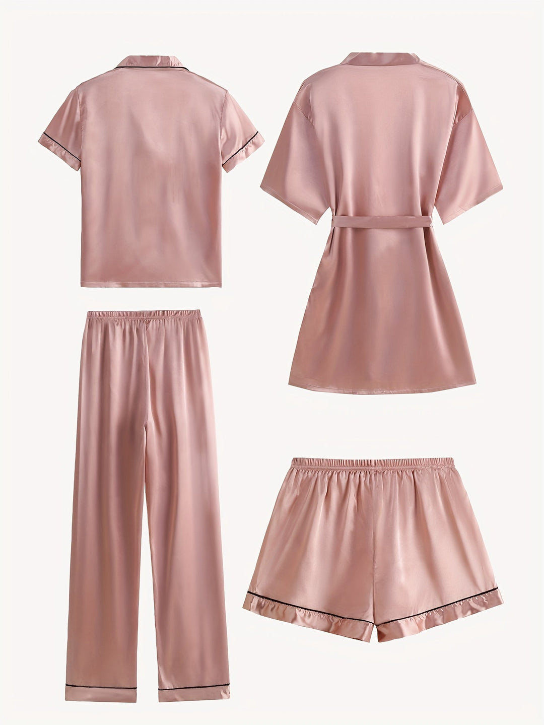 Victoria™ | 4-Piece Elegant Lounge & Robe Set