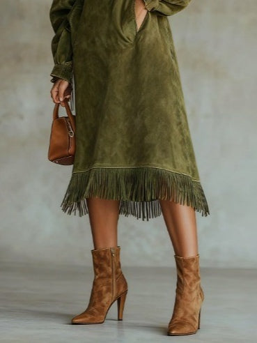 Isabelle™ | Fringe Detail Dress