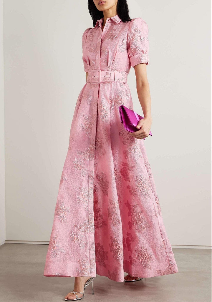 Oona™ | Puff Sleeve Maxi Dress