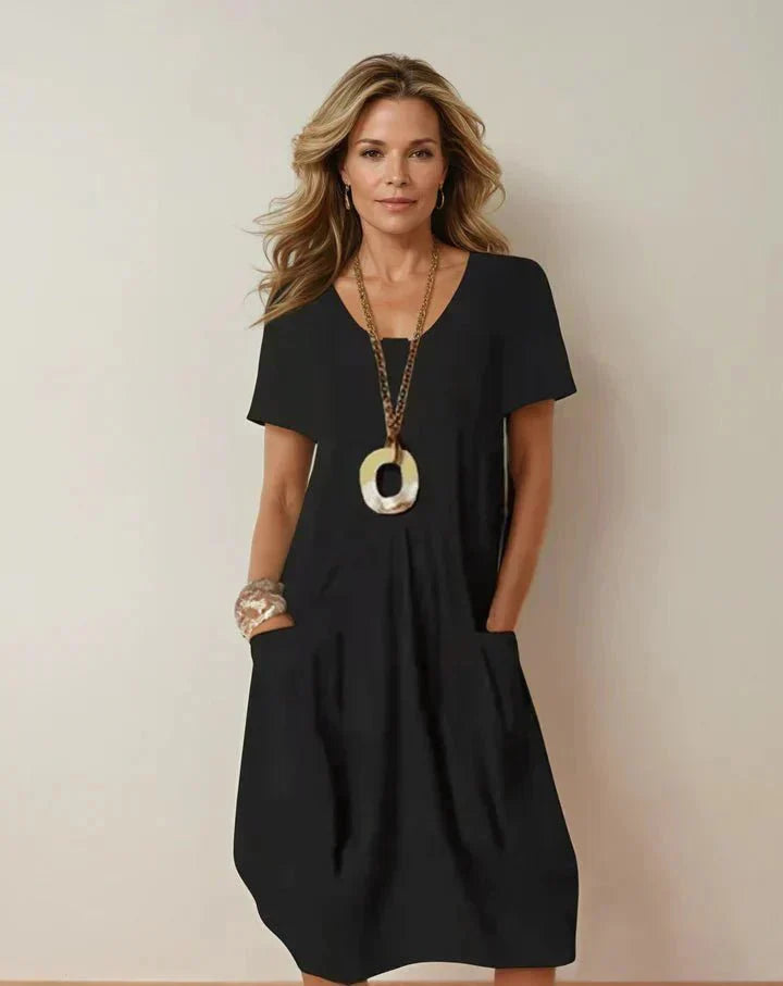 -Oriane™ | Fluid Casual Maxi Dress-