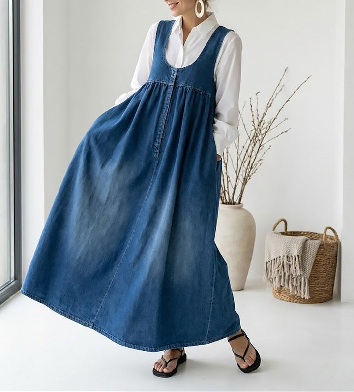 Dora™ | Vintage Washed Shirt Dress