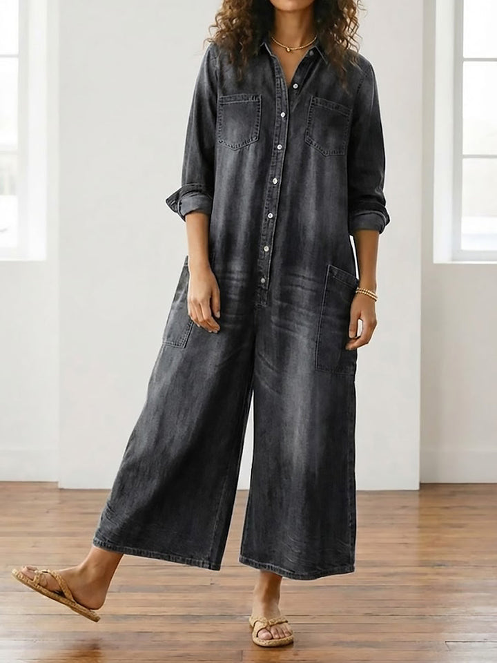 Romy™ | Vintage Washed Jumpsuit